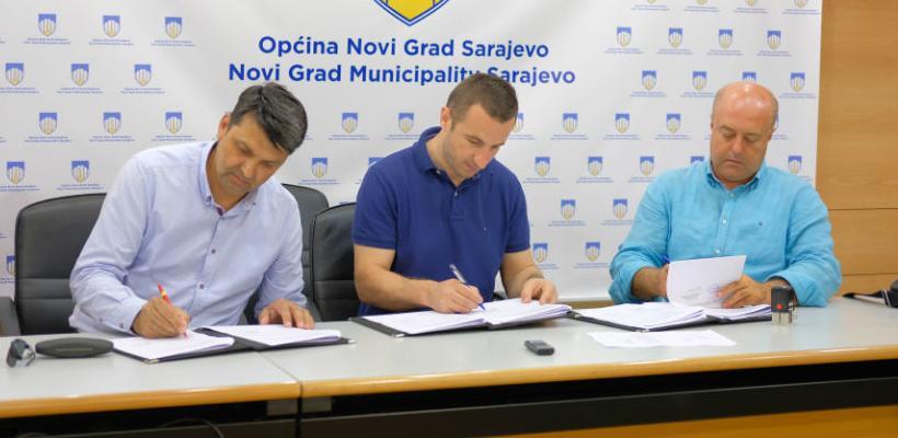 Nastavlja se uređenje šetnica na Dobrinji i Bulevaru Meše Selimovića