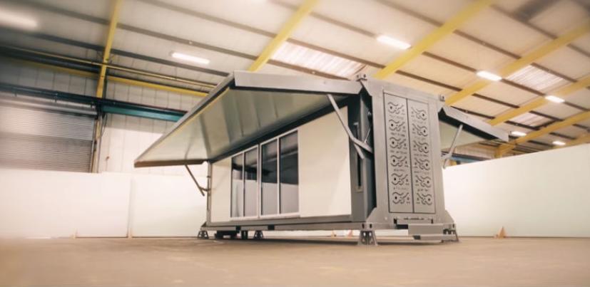 Prijenosna kuća gradi se 'sama' i za to joj treba manje od deset minuta