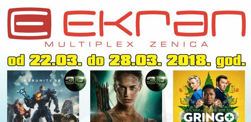 Novi filmovi od 22. marta na repertoaru Multiplexa Ekran Zenica