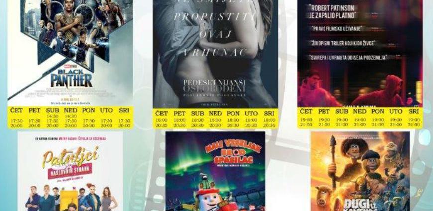 Novi filmovi u Multiplex Ekranu Zenica