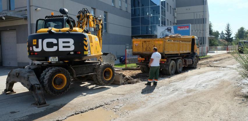 U toku sanacija saobraćajnice u industrijskoj zoni Bačići