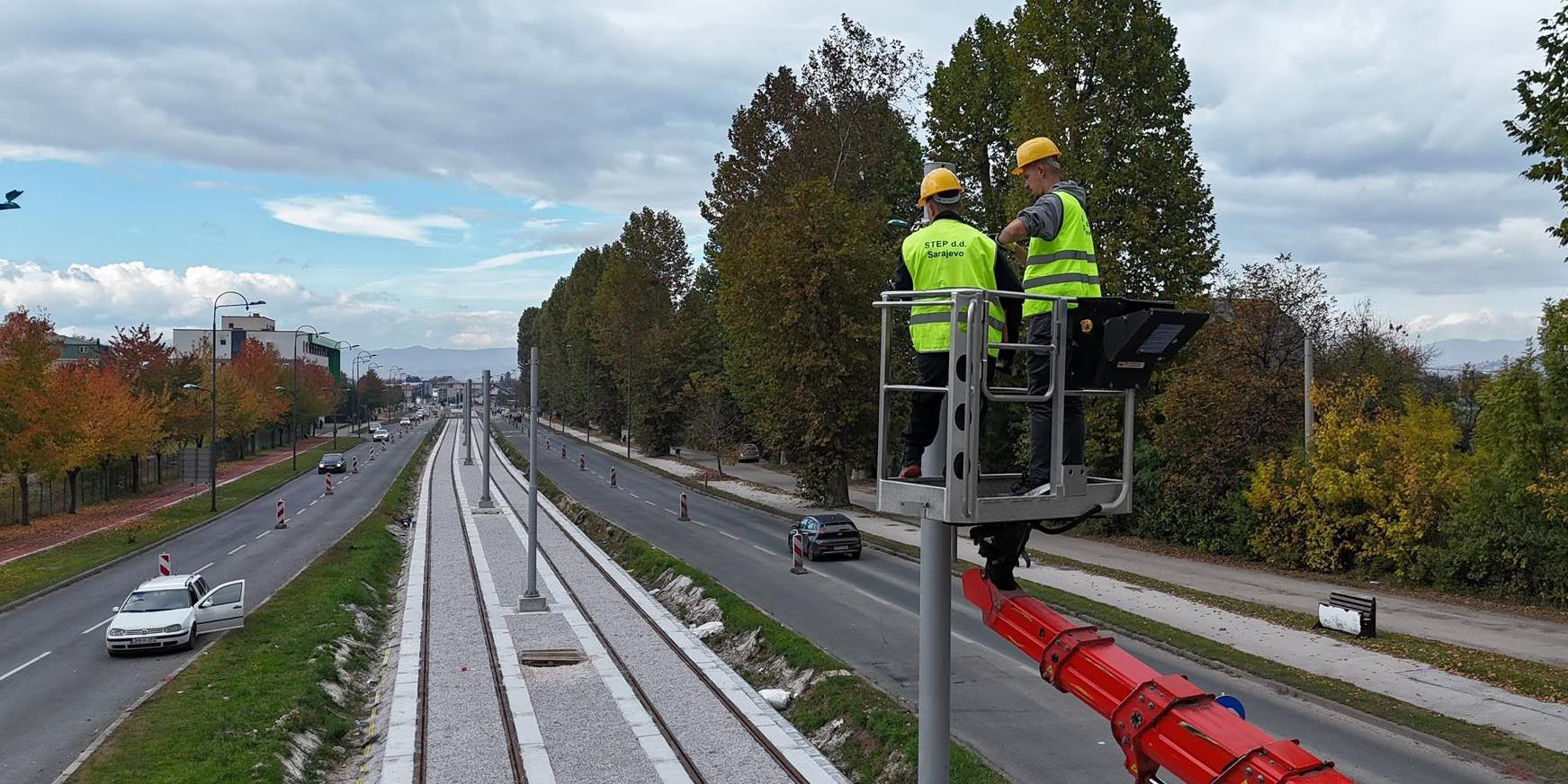montaža kontaktne mreže