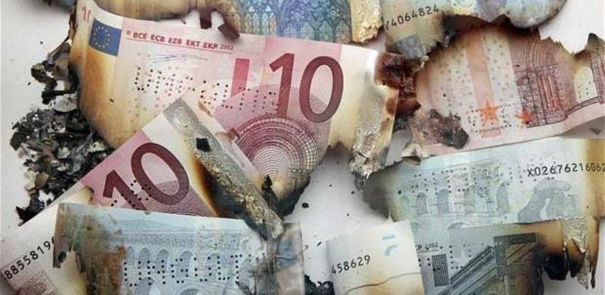 U smeću završilo 9,7 miliona pohabanih novčanica