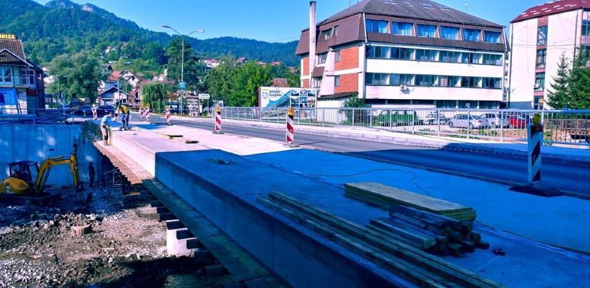Pri kraju rekonstrukcija mosta na magistralnom putu Tuzla-Sarajevo