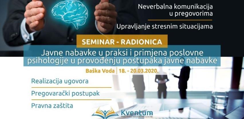 Kventum: Javne nabavke u praksi i primjena poslovne psihologije