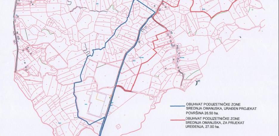 Kreće izrada glavnog projekta uređenja Poduzetničke zone Srednja Omanjska