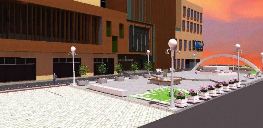 Idejno rješenje uređenja trga ispred zgrade Općine Kakanj