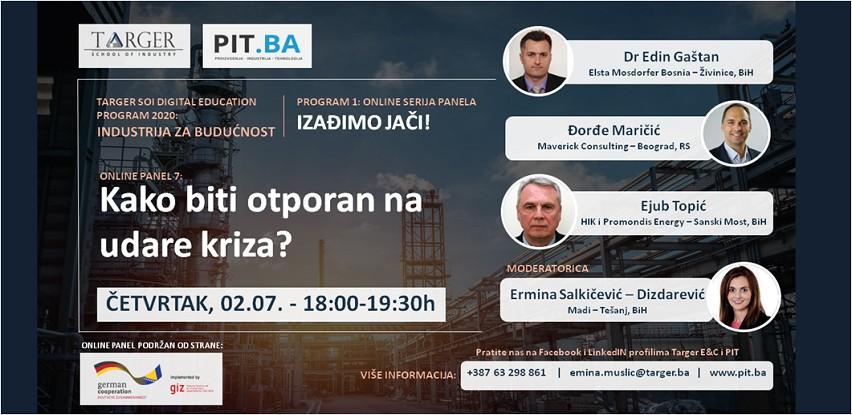 7. Online PIT panel diskusija: Kako biti otporan na udare kriza?