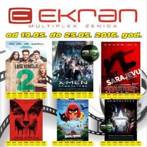 "X-MEN Apocalypse" i "Loše komšije 2" u Multiplexa Ekran Zenica