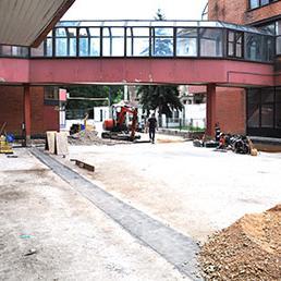 I dalje traju radovi na sanaciji platoa Općine Stari Grad