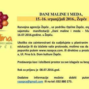 Dani malina i meda u Žepču