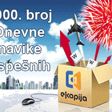 Prvih 2000 brojeva "eKapija" Dnevnog poslovnog biltena!