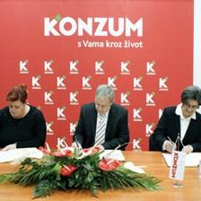 Konzum potpisao Tarifni kolektivni ugovor sa Sindikatom radnika trgovine BiH - Djelotvoran pristup ekonomsko-socijalnom razvoju u BiH