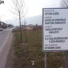 Sarajevo: Vodovod usporava radove na kružnoj raskrsnici u Sokolović-Koloniji