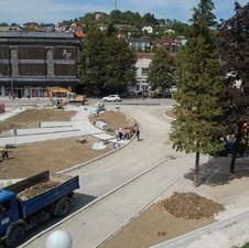 Promjena urbane slike grada: U toku veliki građevinski radovi u centru Cazina