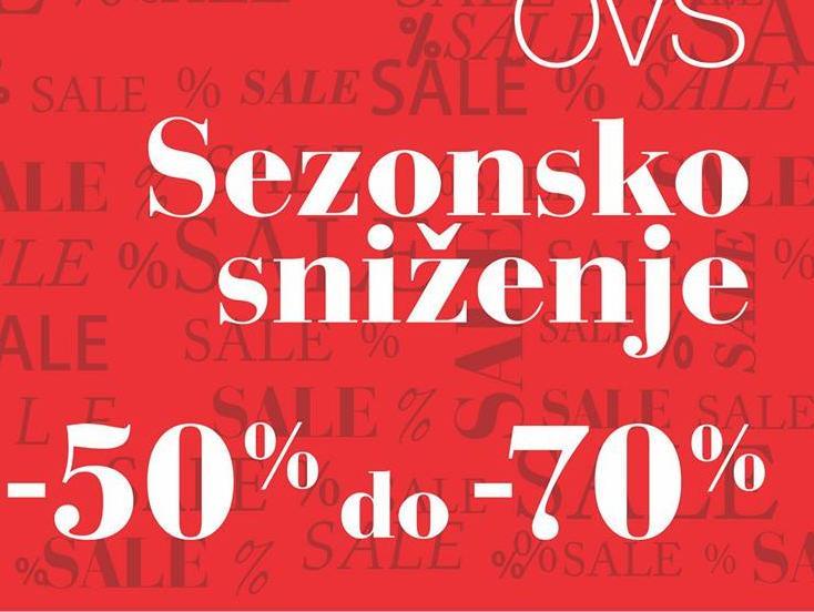 Veliko sezonsko sniženje do 70% u Oviesse radnjama