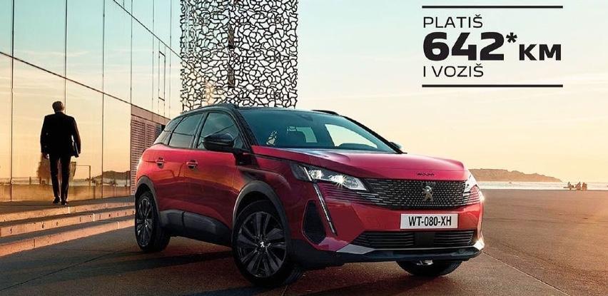 Platiš 642 KM voziš novi SUV Peugeot 3008!