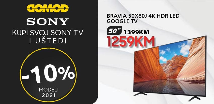 Kupi svoj Sony TV i uštedi -10% u Domod-u
