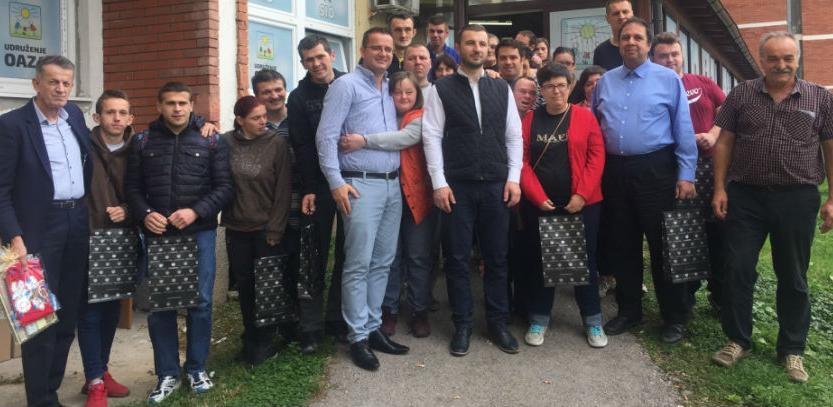 Načelnik Efendić posjetio Udruženje "Oaza"