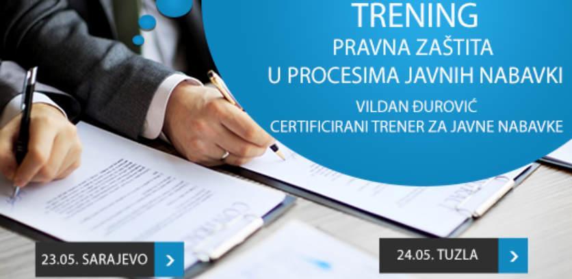 Trening: Pravna zaštita u procesima javnih nabavki
