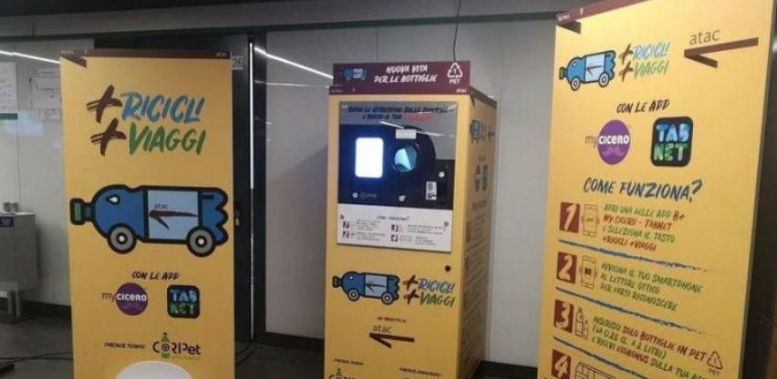 U rimskoj podzemnoj karta se može platiti plastičnim bocama