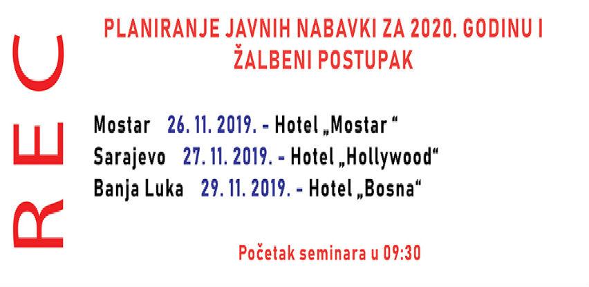 Planiranje javnih nabavki za 2020. godinu i Žalbeni postupak