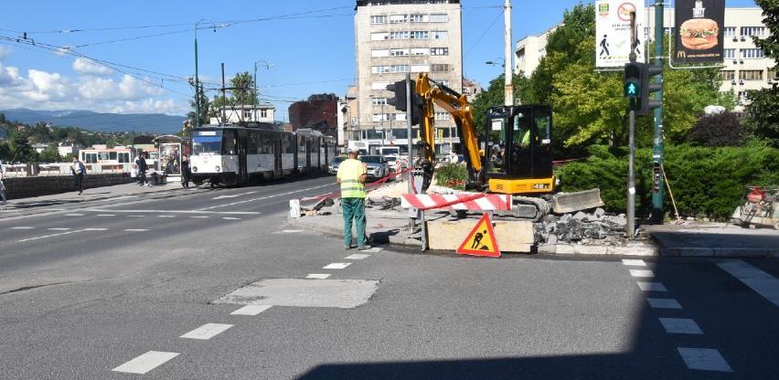 Zvučna signalizacija i taktilne staze za slijepe osobe na Skenderiji
