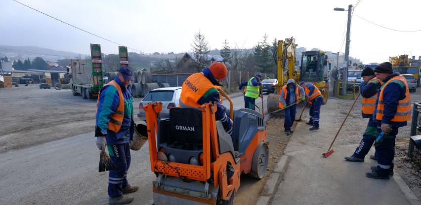Efendić obišao radove na rekonstrukciji vodovodne mreže u Rajlovcu