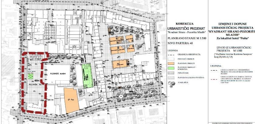 Poslovni objekat kod "Hotela Pošta" gradit će sarajevski "Malcom"