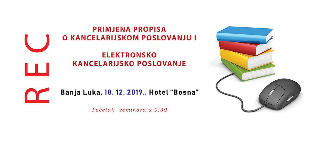 REC seminar: Elektronsko kancelarijsko poslovanje