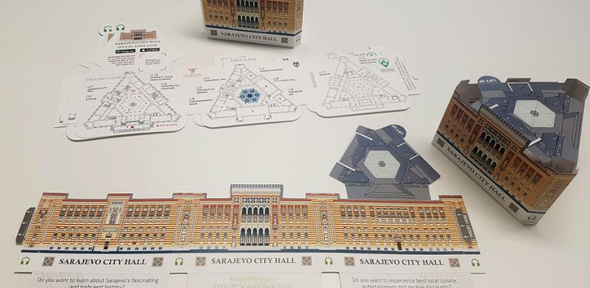 Predstavljen audiovodič i 3D suvenir mapa za Vijećnicu u Sarajevu