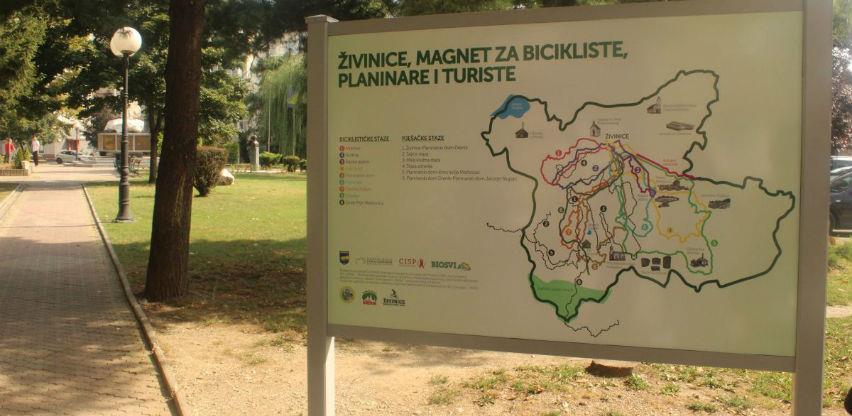 Živinice dobile mape sa označenim stazama za bicikliste, planinare i turiste