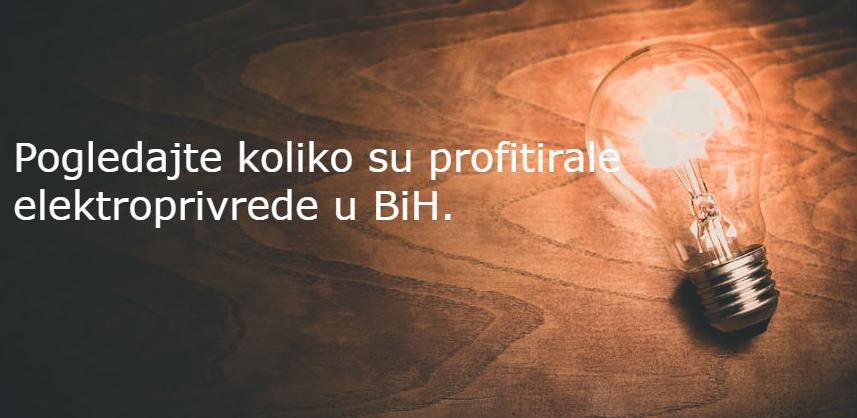 Evo koliko su profitirale tri elektroprivrede u BiH
