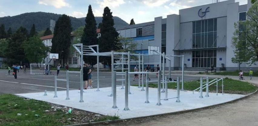 Na kampusu Sveučilišta u Mostaru otvoren novi street workout park