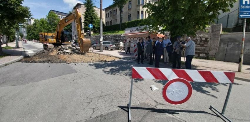 U Sarajevu počela rekonstrukcija Bolničke i ulice Koševo vrijedna 700 hiljada KM