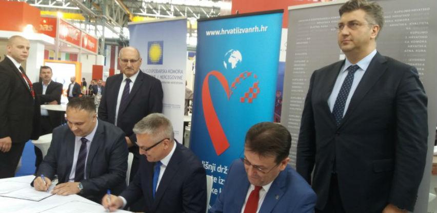 Gospodarske komore Hrvatske i Federacije BiH potpisale Sporazum o suradnji