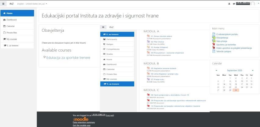 Kurs za sportske trenere: Sigurno održavanje trenažnih procesa u doba pandemije