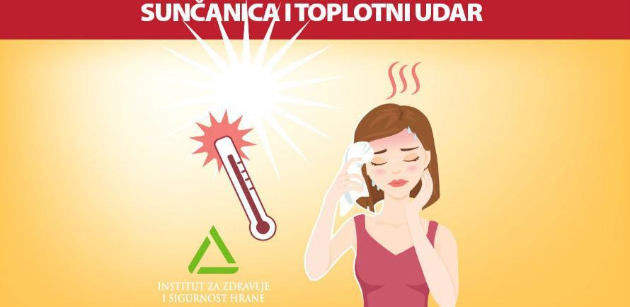 INZ: Sunčanica i toplotni udar