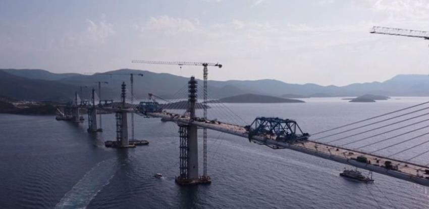 Zadnji segment konstrukcije Pelješkog mosta spojit će se 28. srpnja