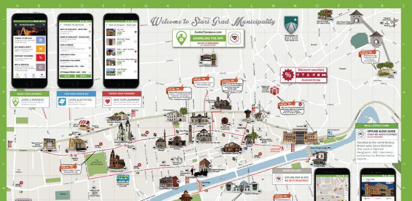 Besplatna aplikacija: Predstavljen audio turistički vodič "Guide2 Sarajevo"