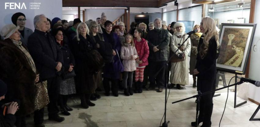U Brusa bezistanu otvorena izložba "Sarajke na platnima bh. slikara"