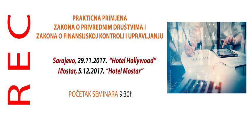 REC: Praktična primjena Zakona o privrednim društvima