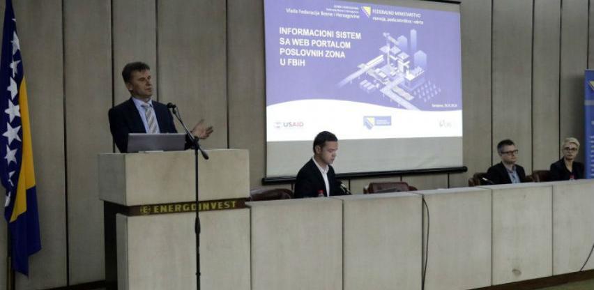 Predstavljen Informacioni sistem sa web portalom poslovnih zona u FBiH