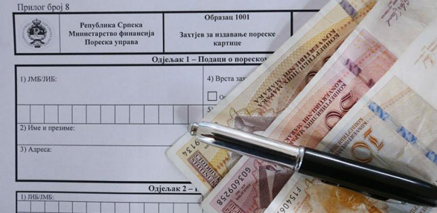 Poreska kartica građanima vratila 13,7 miliona KM