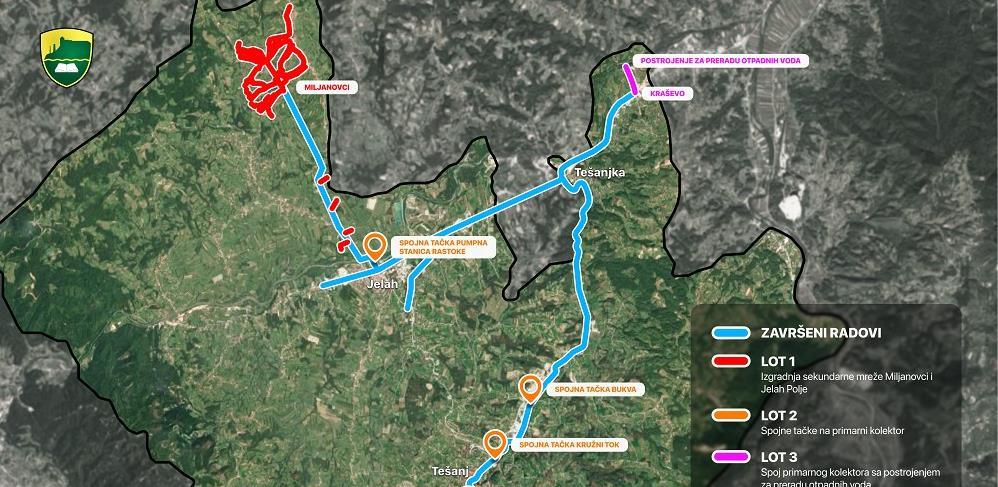 Ugovoreni novi radovi za završetak sistema prikupljanja otpadnih voda u Tešnju