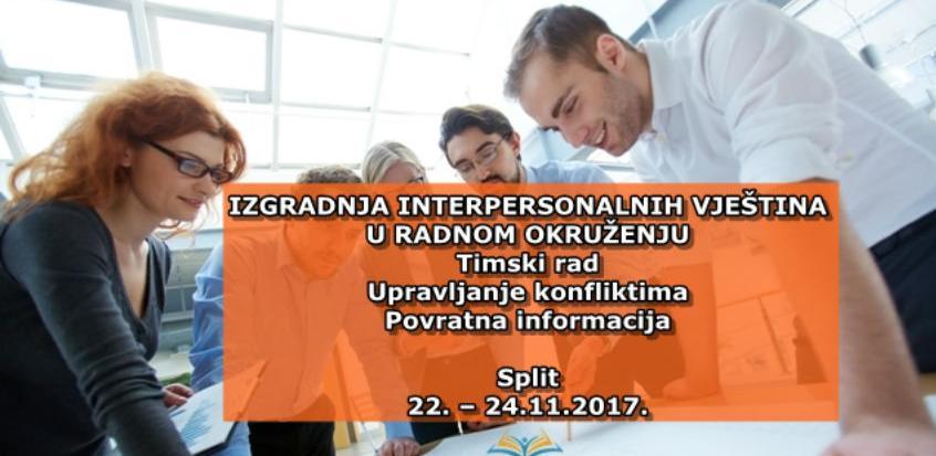 Izgradnja interpersonalnih vještina u radnom okruženju