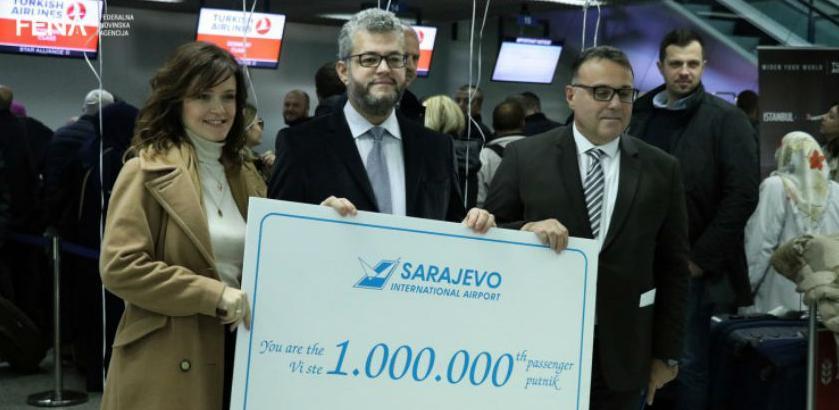 Jubilej na sarajevskom aerodromu: Ispraćen milioniti putnik u 2018.