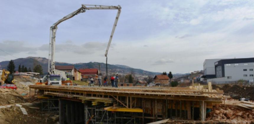 Počeli radovi na betoniranju mosta u Novoj industrijskoj zoni