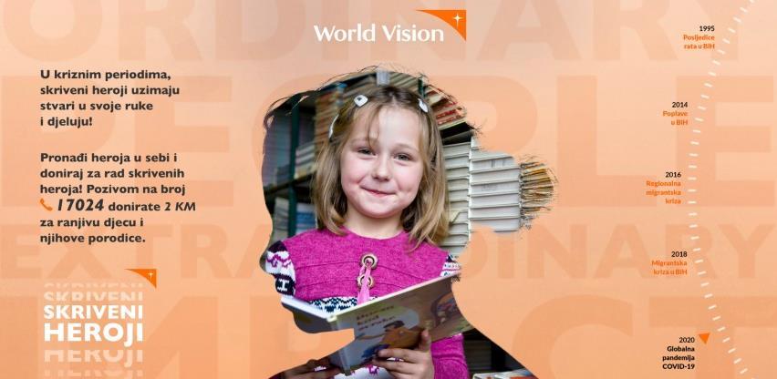 World Vision pokrenuo društveno–odgovornu kampanju #Skriveniheroji
