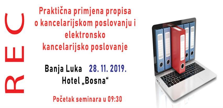 Praktična primjena propisa o kancelarijskom poslovanju